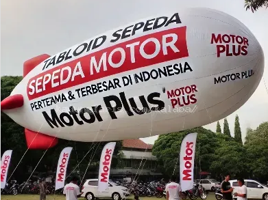 Rental balon udara pesawat untuk promosi grand opening dan pameran di Cikarang, Cikampek, Padalarang dan Bandung