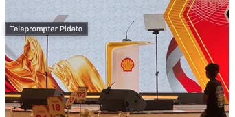 Sewa Teleprompter pidato di panggung jakarta